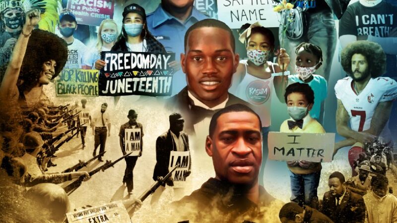 "A Moment of Reckoning," a digital collage created by Tony Washington