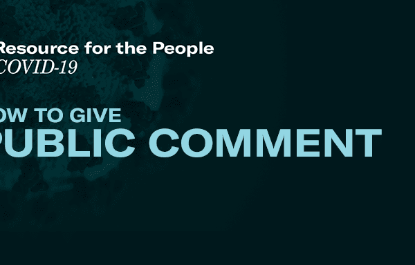 How To Give Public Comment