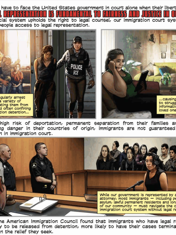Illustrated Explainer: Legal Representation is Fundamental to Fairness and Justice