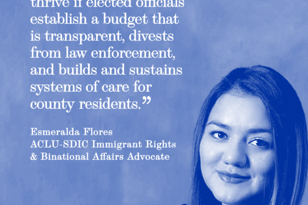 Esme Testimony Budget Hearing