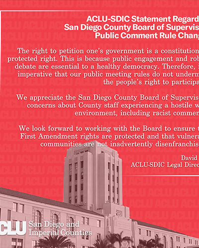 Public Comment Rule Changes