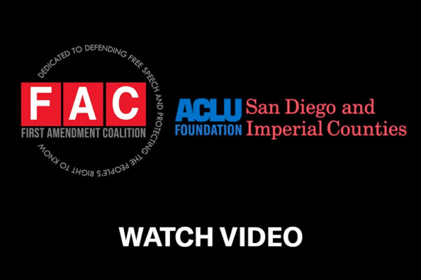 KNOW YOUR RIGHTS Video FAC