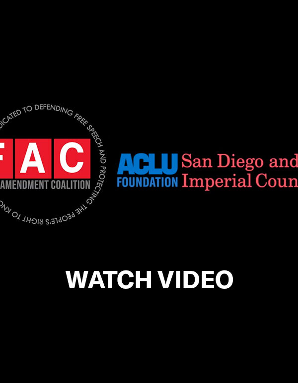 KNOW YOUR RIGHTS Video FAC