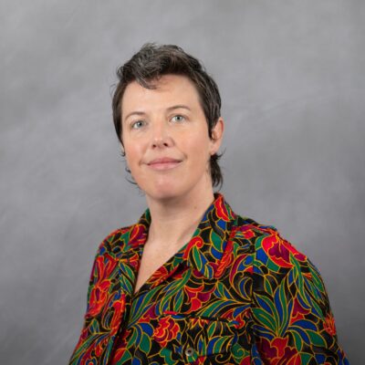 Photo of Blair looking at camera