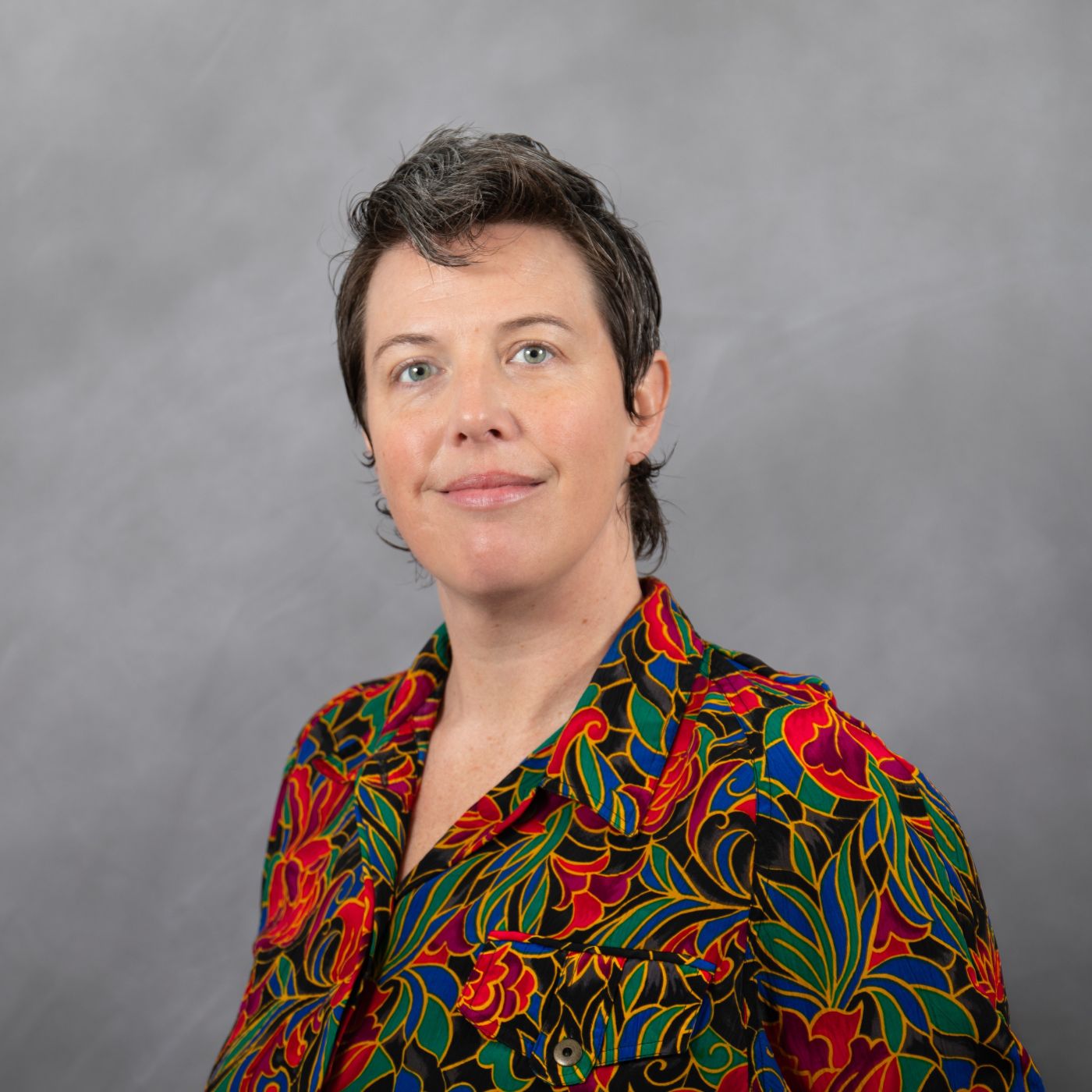 Photo of Blair looking at camera