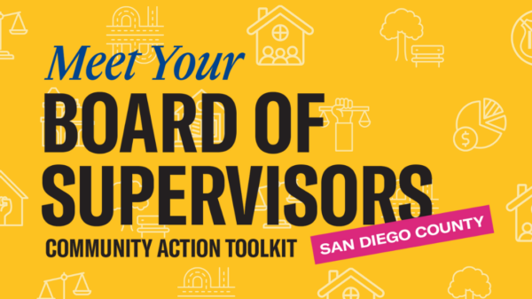 Meet Your Board of Supervisors San Diego County community action toolkit