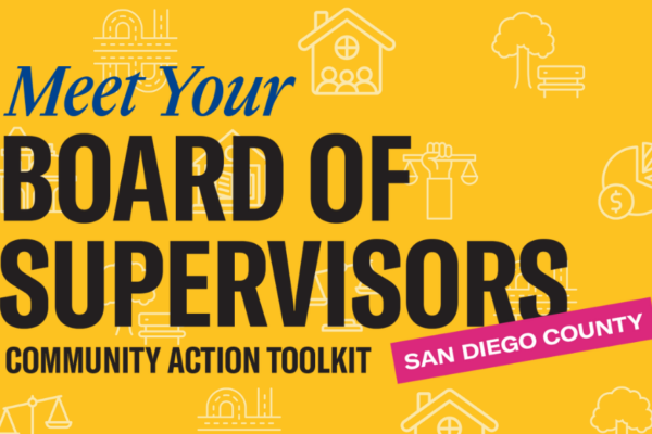 Meet Your Board of Supervisors San Diego County community action toolkit