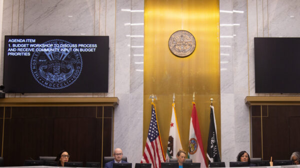 Eddie speaking in front of San Diego County Board of Supervisors